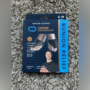 Copper Compression Bunion Relief, 1 pair